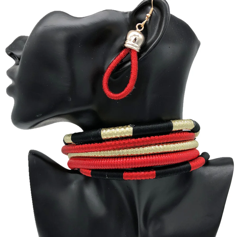 kf-Hcc5f20e418cc4535bb0ded4057ad9412W-Multilayer-Tribal-Choker-Earrings-Set-Colorful-Rope-Weave-African-Necklaces-Woven-Chunky-Bib-Statement-Torque-Clasps