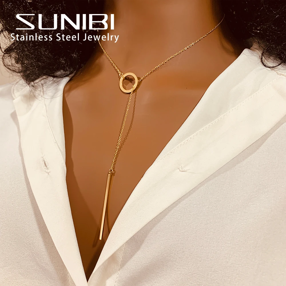 kf-S9ff20f627ff84ba4bc3b2c7cdd4d6477Z-SUNIBI-Fashion-Stainless-Steel-Necklace-for-Woman-Personality-Infinity-Cross-Pendant-Gold-Color-Necklaces-on-Neck