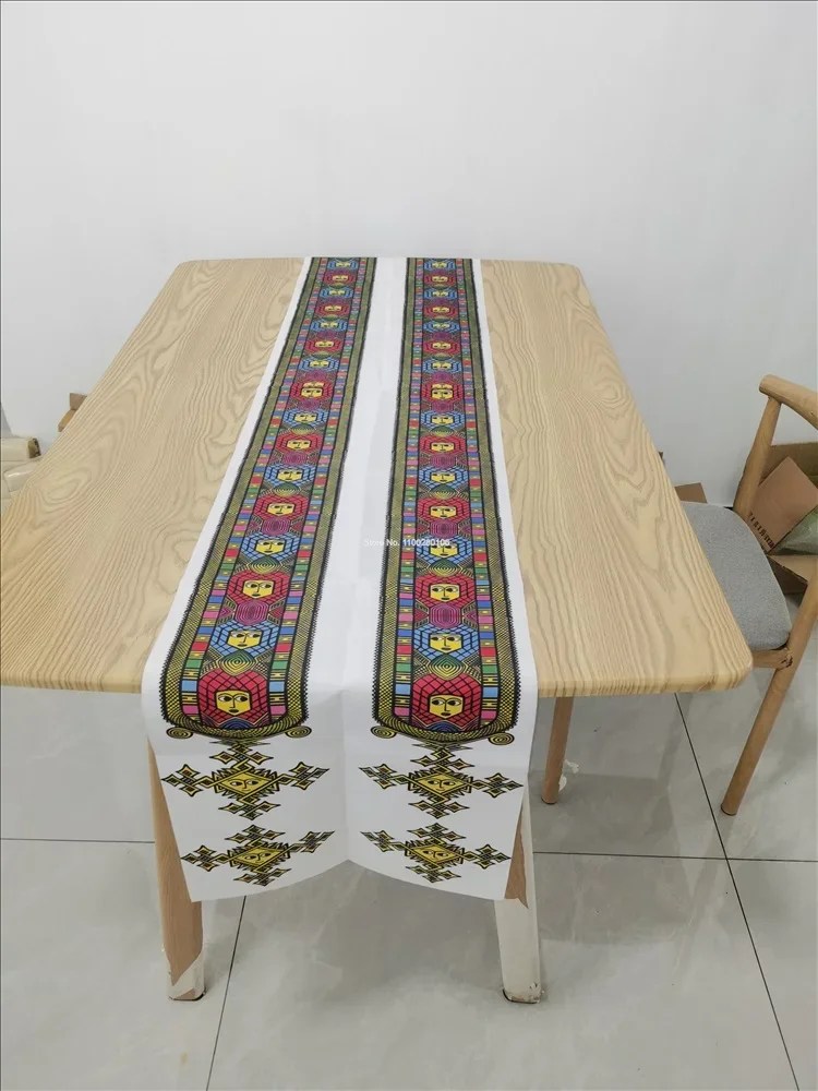 kf-S84e5fbfb06ad4058b7403fd96039640eB-Round-Plates-Bohomian-Traditional-Art-Eritrean-Ethiopian-Table-Runner-Wedding-Tablecloth-for-Dining-Coffee-Kitchen-Living