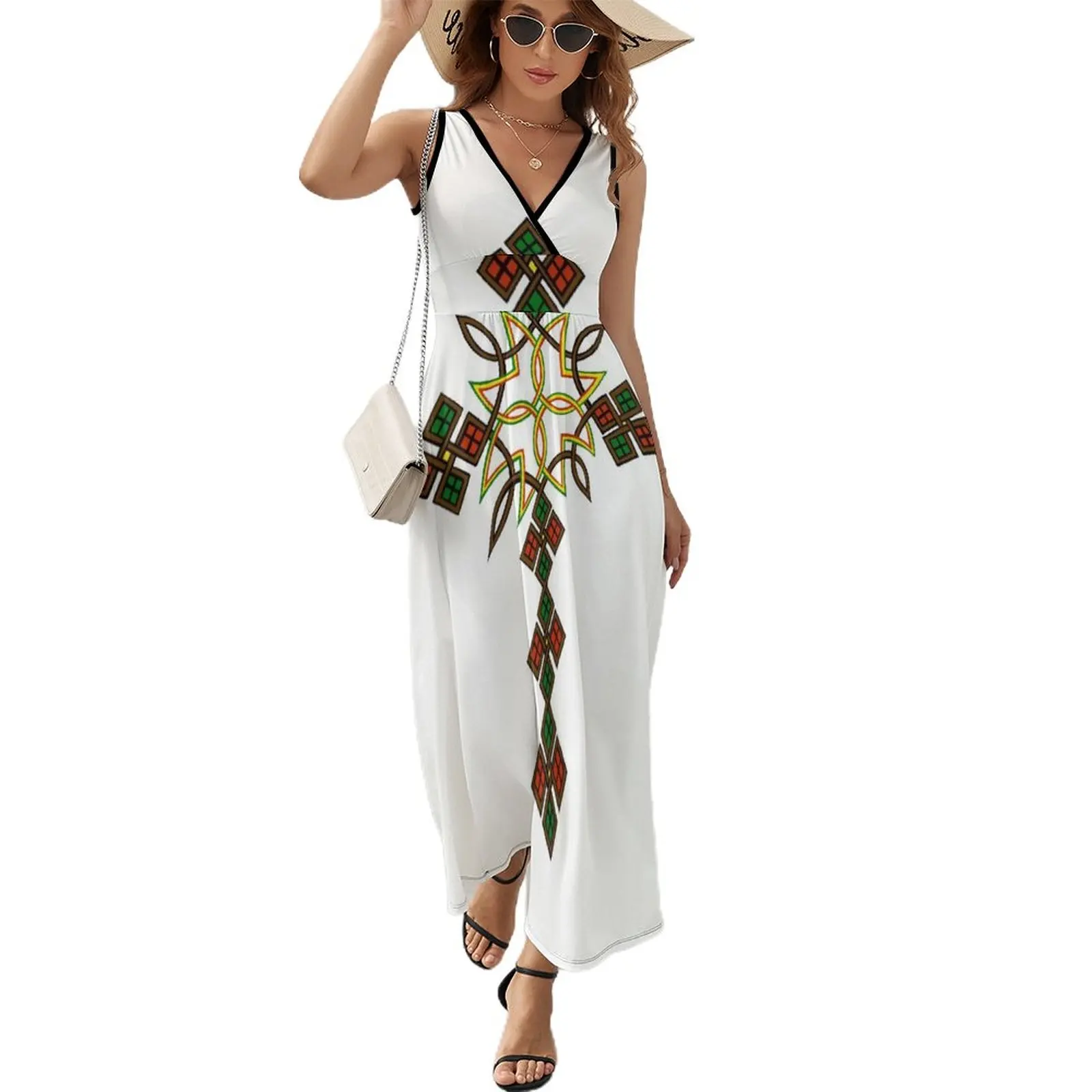 kf-Sd47053b92d654b359829c6527a6dcc55H-Ethiopian-cross-Sleeveless-Dress-summer-women-s-dress-2024-sensual-sexy-dress-for-women