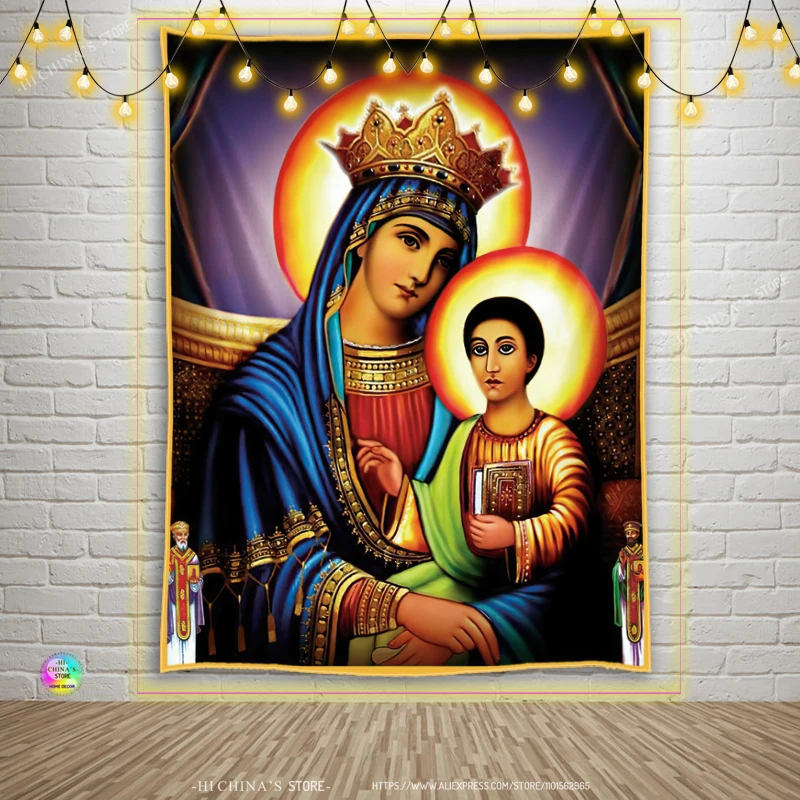 kf-S9a56da227c734be0bc7e3b3470734caaO-Virgin-Mary-Tapestry-Christ-Jesus-Art-Angel-Hanging-Bedroom-Living-Room-Decor-Wise-Men-Bohemian-Wall